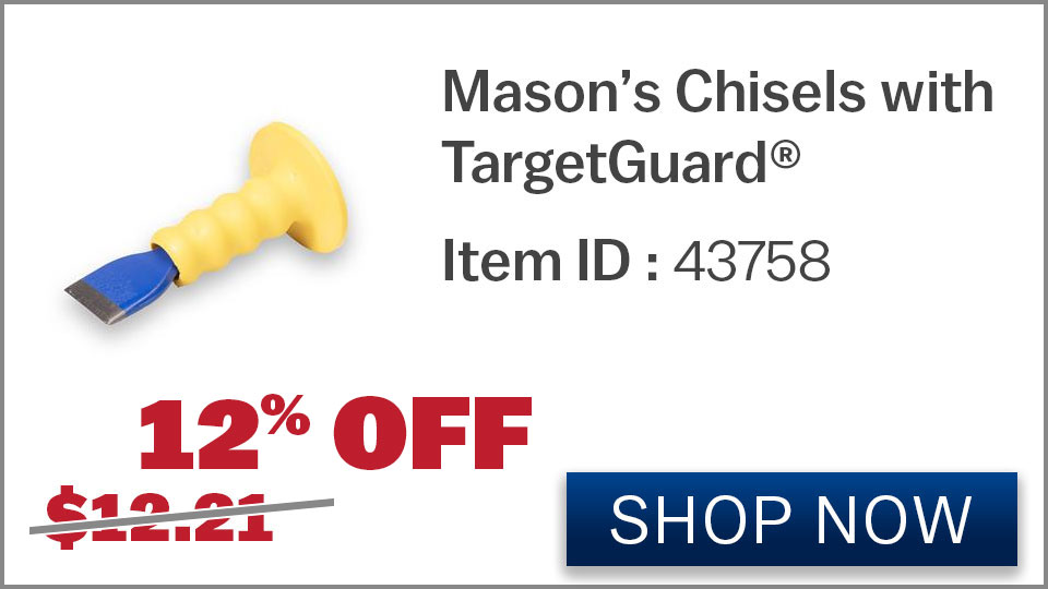 Masons Chisels with TargetGuard
