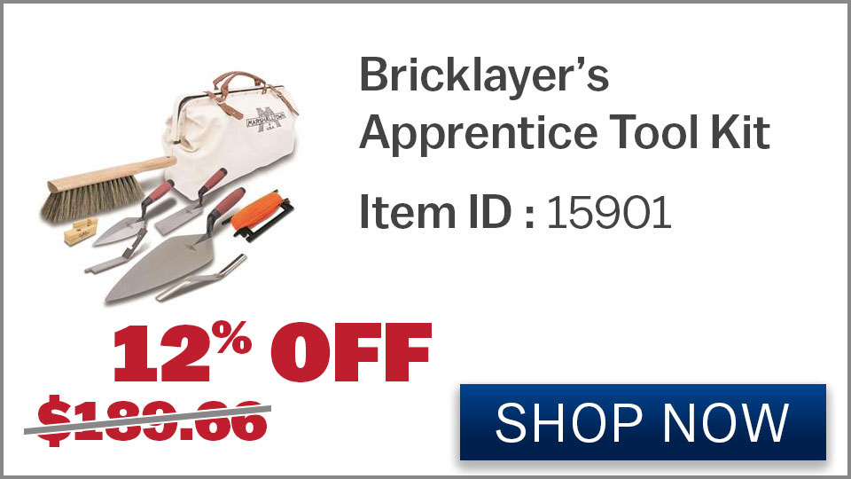 Bricklayer's Apprentice Tool Kit