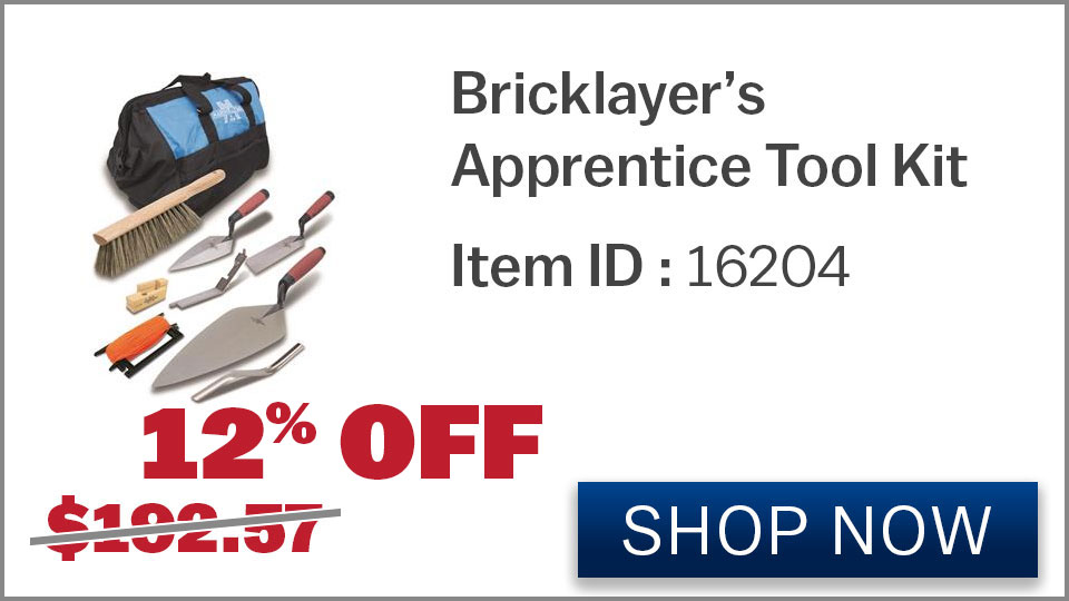 Bricklayer's Apprentice tool Kit