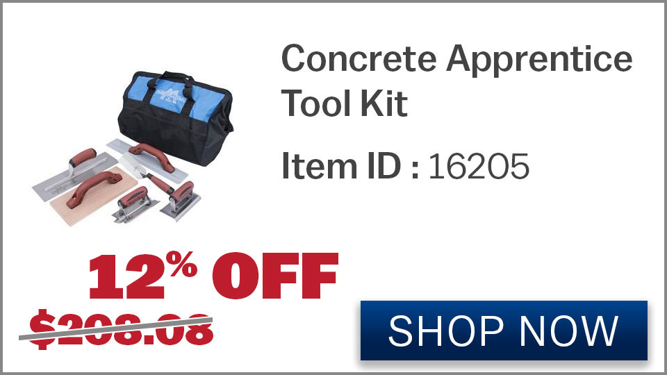 Concrete Apprentice Tool kit