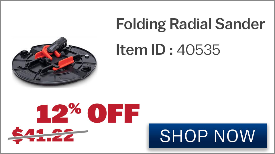 Folding Radial Sander