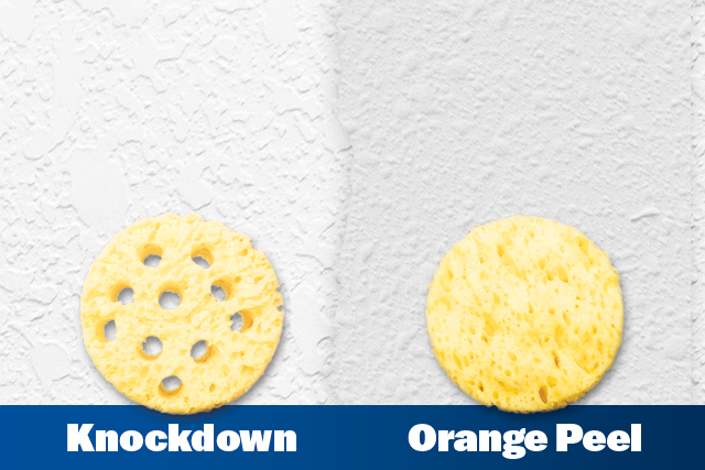 Knockdown texture sponge