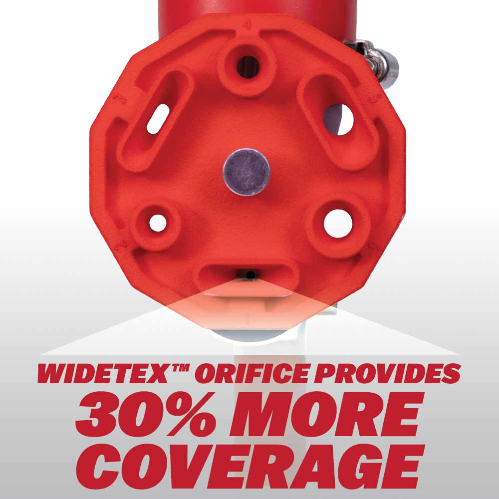 Image Not Found Front view of a WAL-BOARD TOOLS TEXTURE-PRO 500 Hopper Gun showing the WideTex orifice design
