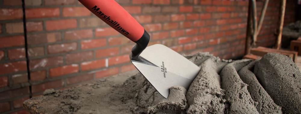 Pointing Trowel 6" London Pattern Plastering BrickLaying,Carbon Steel,Soft Grip 