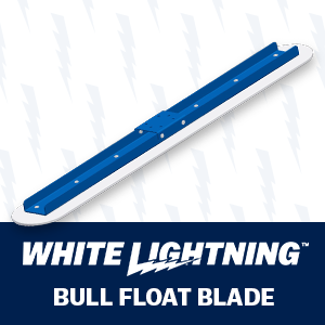 White Lightning Bull Float